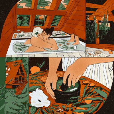 Azzurro Velluto Imaginary memories Eged Enikő leszbikus digitális nyomat