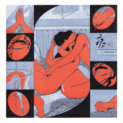 Azzurro Velluto Imaginary memories Eged Enikő számozott szitanyomat